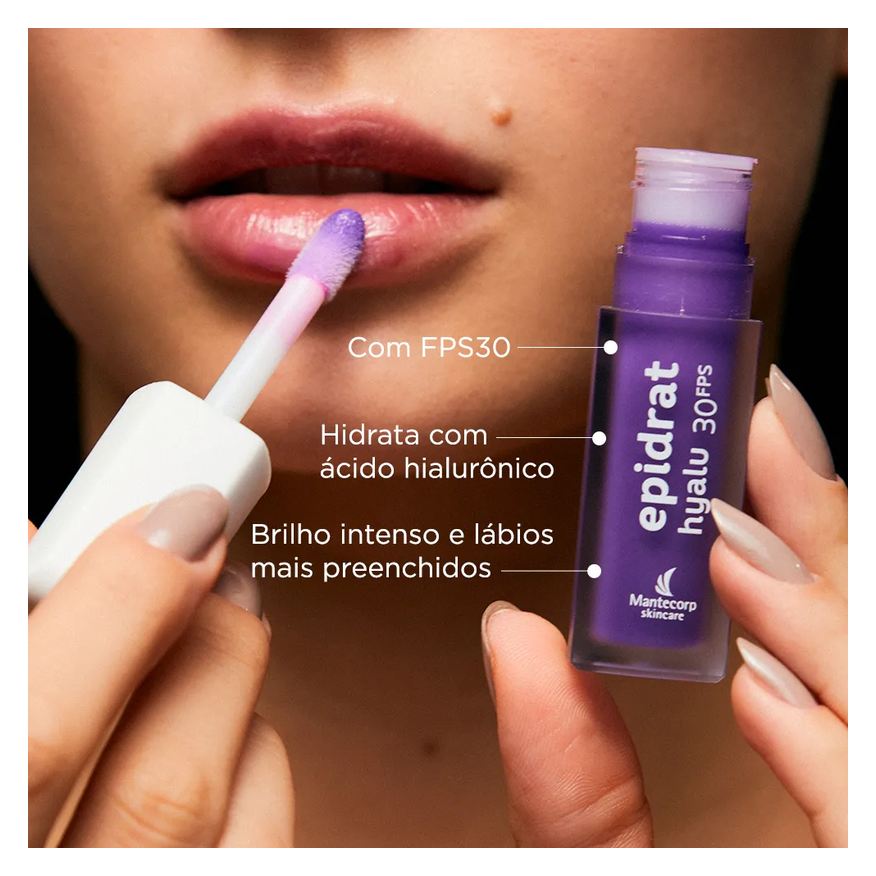 C/ Kit 3 Lip Oil - Epidrat Hyalu Berry