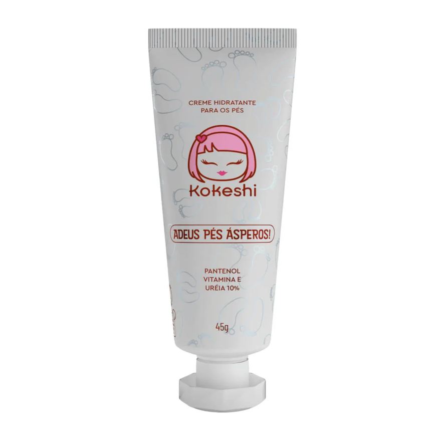 Kokeshi Creme Hidratante para os Pés Alivio de Ressecamento 45g