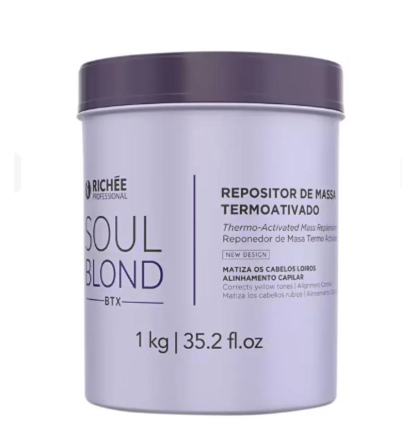 Richee Richée Professional Soul Blond - Repositor de Massa Termo Ativado 1000g