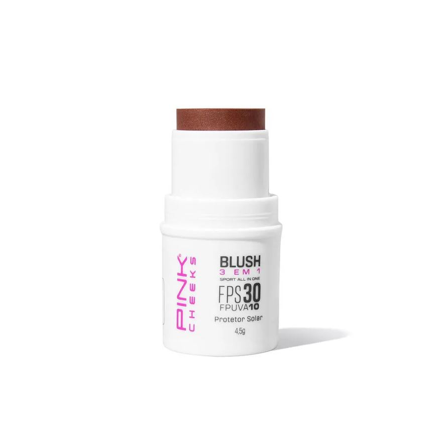 Pink Cheeks Sport All In One Fps30 Fpuva10 Bronze Carioca Blush 4,5g