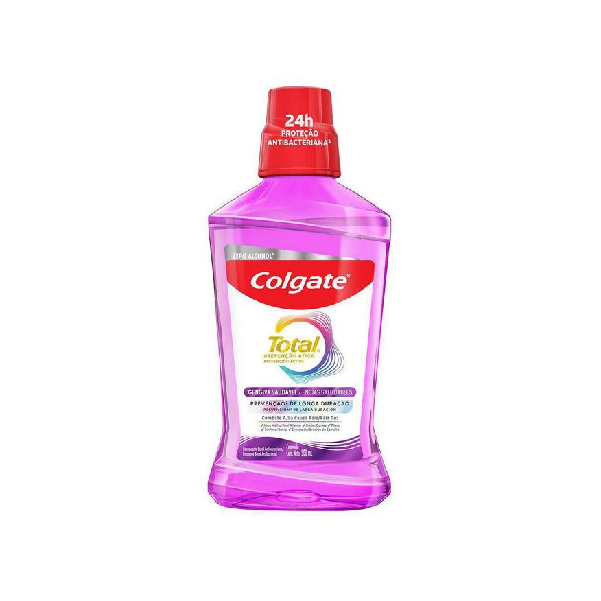 Colgate Enxaguante Antisséptico Bucal Total 12 Gengiva Reforçada com 500ml