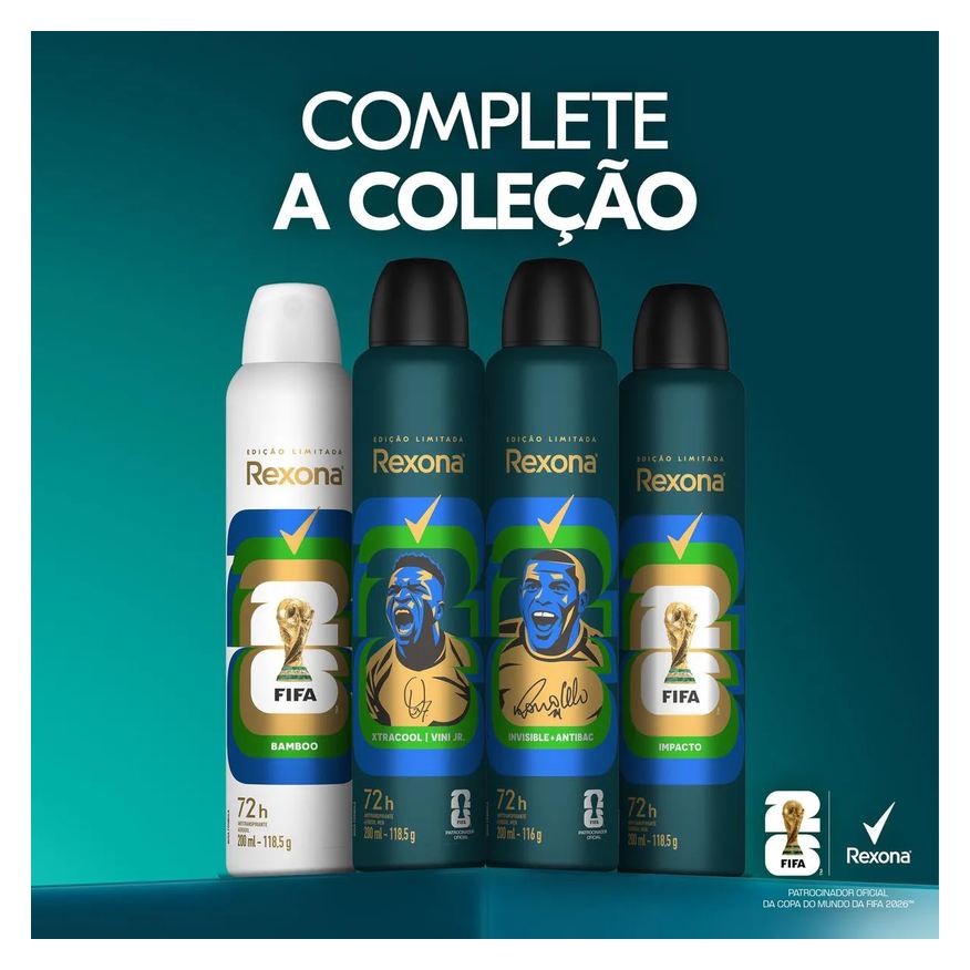 Rexona Desodorante Antitranspirante Aerosol Bamboo Feminino 72h 150ml