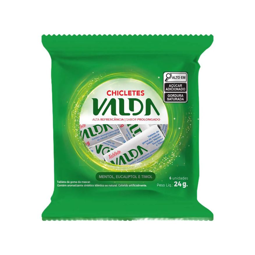 Valda Pastilhas Mais Sabor Própolis e Gengibre Sem Açúcar 12g