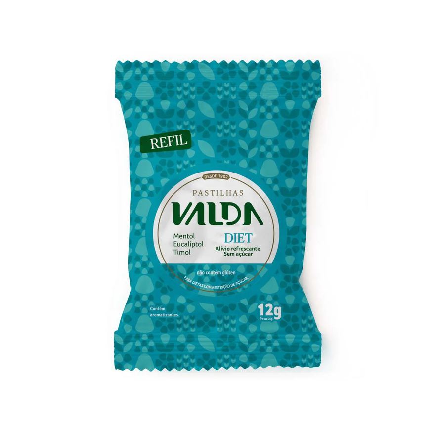 de Balas Gelatina Vitamina C Valda C Laranja Mentolada 50g