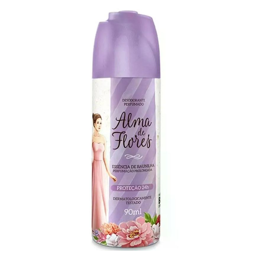 Alma de Flores Desodorante Essencia de Baunilha Spray 90ml