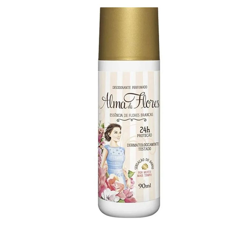 Alma De Flores Desesodorante Spray Alma Flores Flores Brancas 90ml