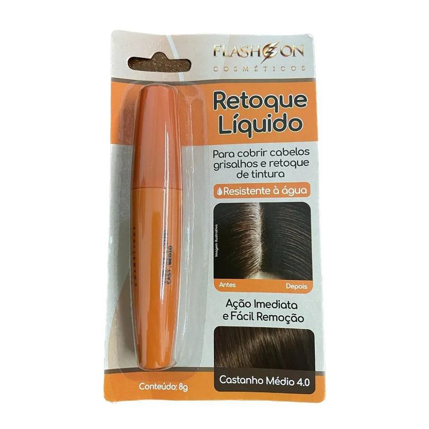 Flash Bronze Retoque Liquido Flash On 4.0 Castanho Medio 8g