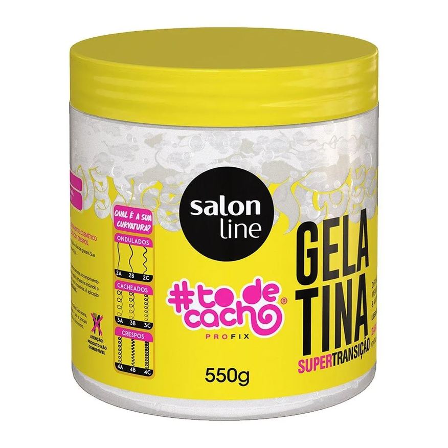 Salon Line Gelatina Capilar To de Cacho Transição Capilar 550g