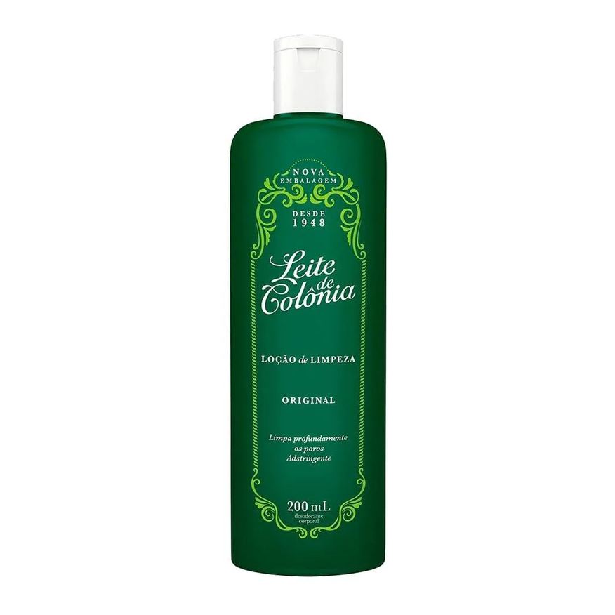 Leite de Colônia Loção de Limpeza Original 200ml