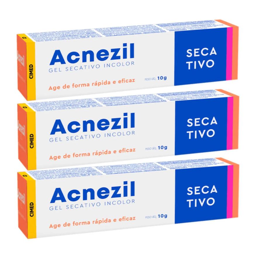 Cimed Kit C3 Acnezil Gel Secativo Incolor