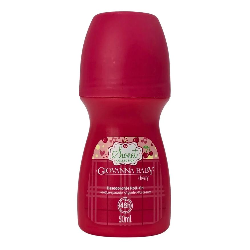 Giovanna Baby Desodorante Roll-On Cherry 48H Vegano 50ml