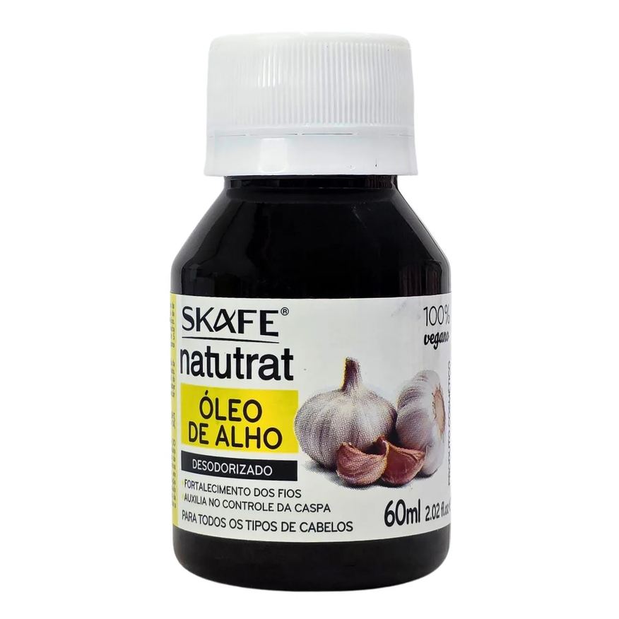 Skafe Óleo de Alho Capilar 100% Vegano Natutrat 60ml