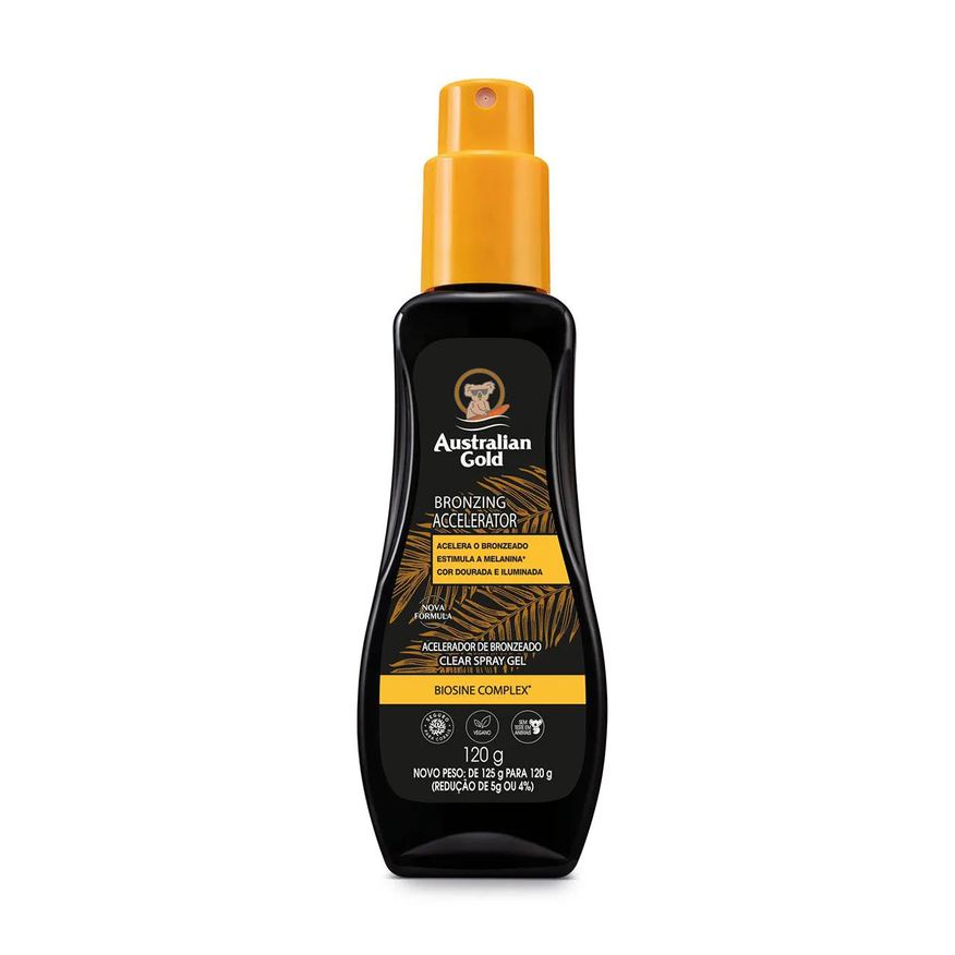 Australian Gold Acelerador de Bronzeado Clear Spray Gel 120g