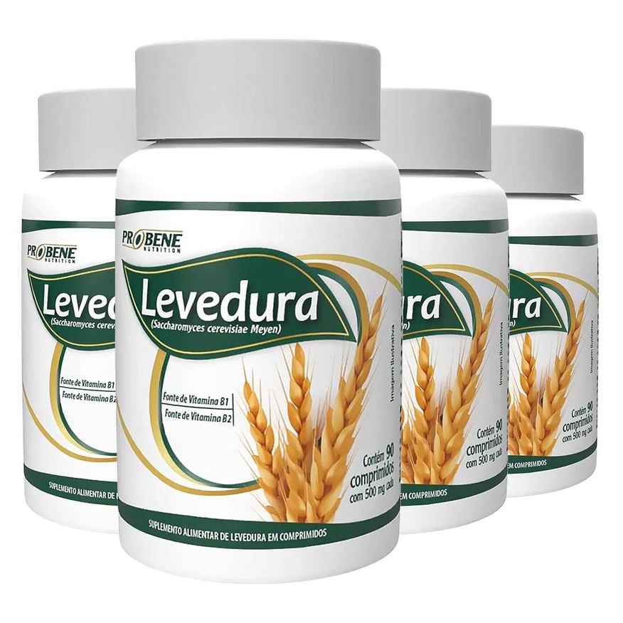 Probene Levedura de Cerveja 500mg 4 X 90 comprimidos