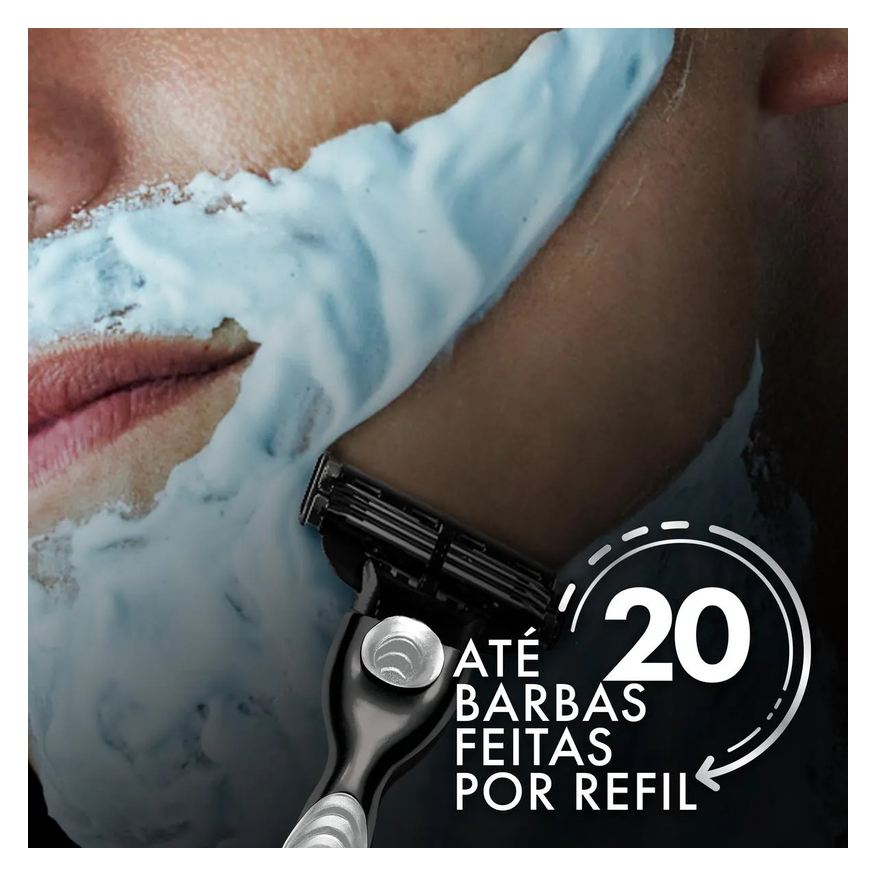 Gillette Carga para Aparelho de Barbear Mach3 com 8 unidades