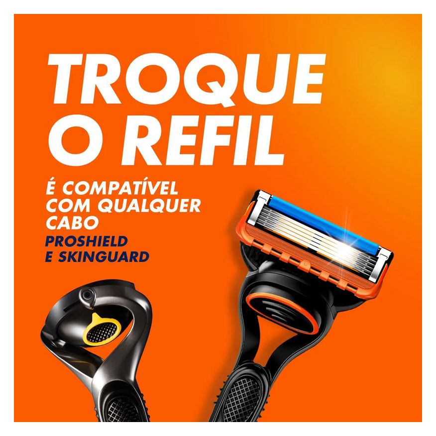 Gillette Aparelho de Barbear Fusion 5 com 1 unidade