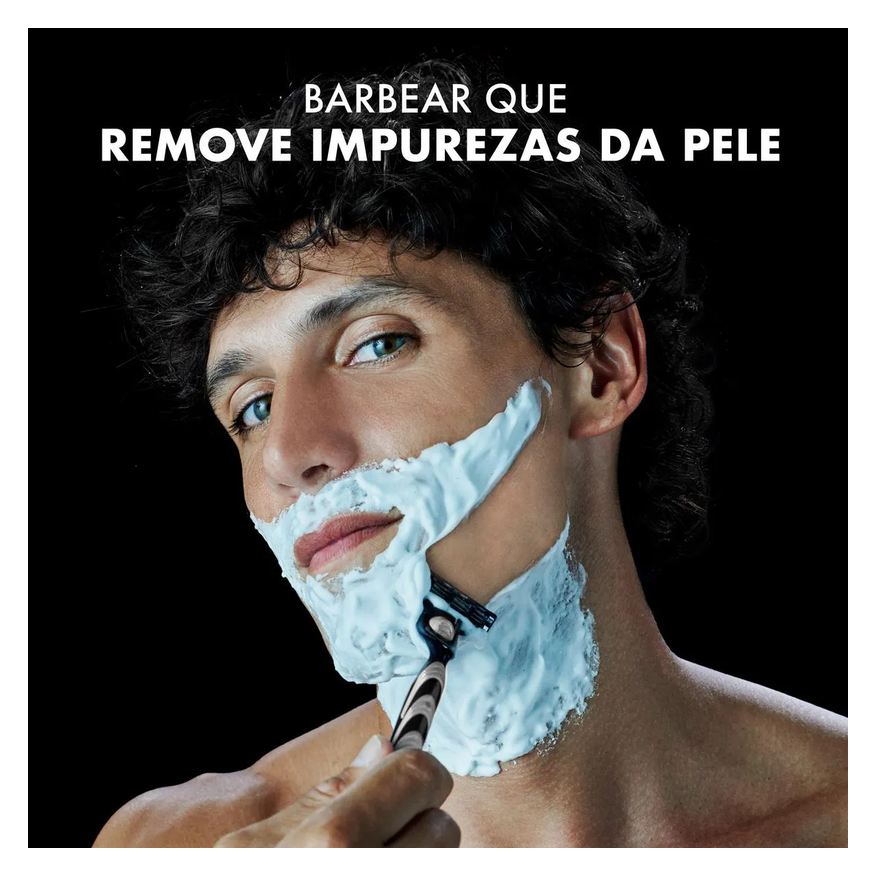 Gillette Refil para Aparelho de Barbear Mach3 Carbono 4 cargas