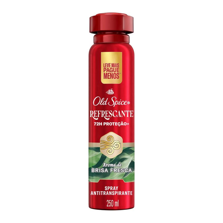 Old Spice Desodorante Antitranspirante Refrescante em Spray 250ml