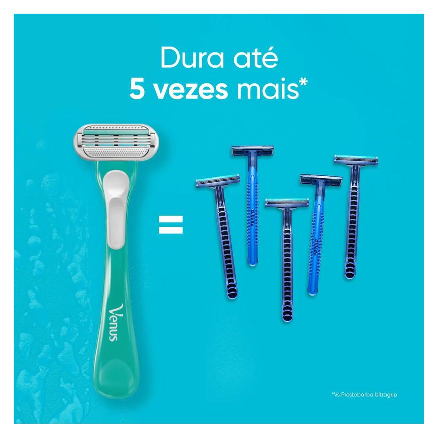 Gillette Aparelho de Depilar Venus Sensitive Feminino com 2 unidades