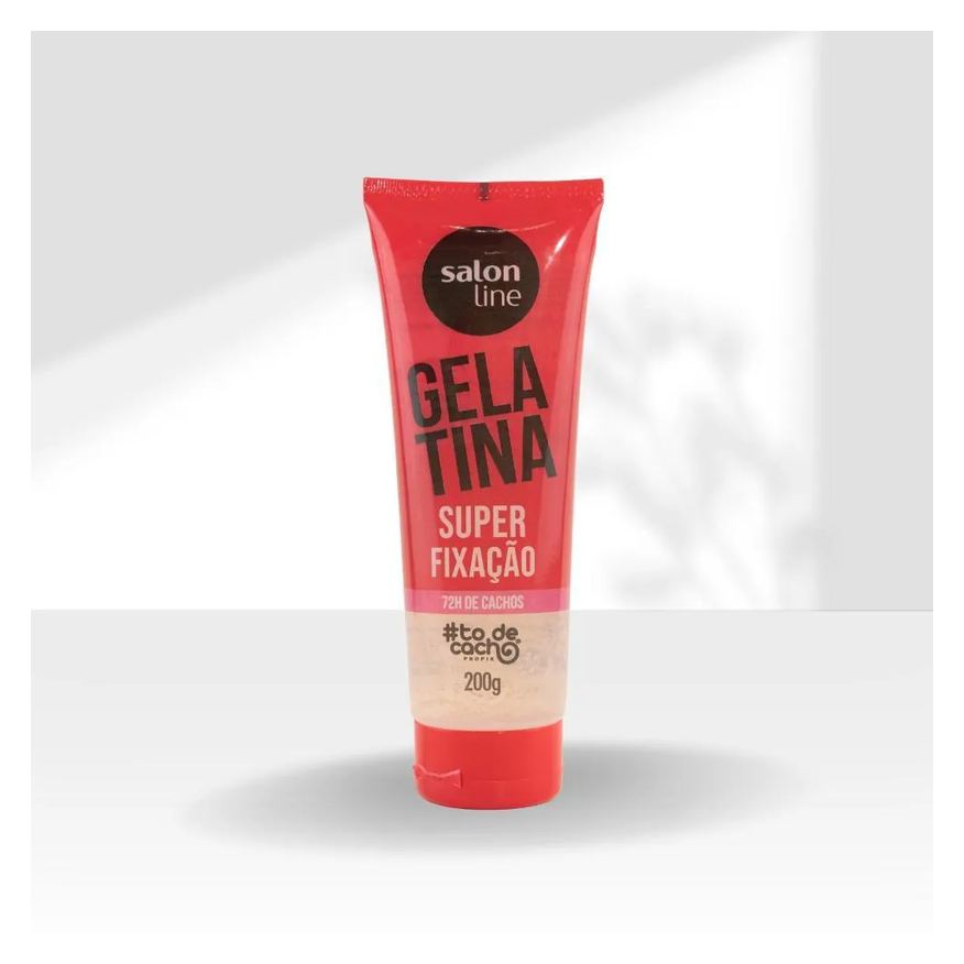 Salon Line Gelatina Capilar Super Fixação Cachos Definição 200ml