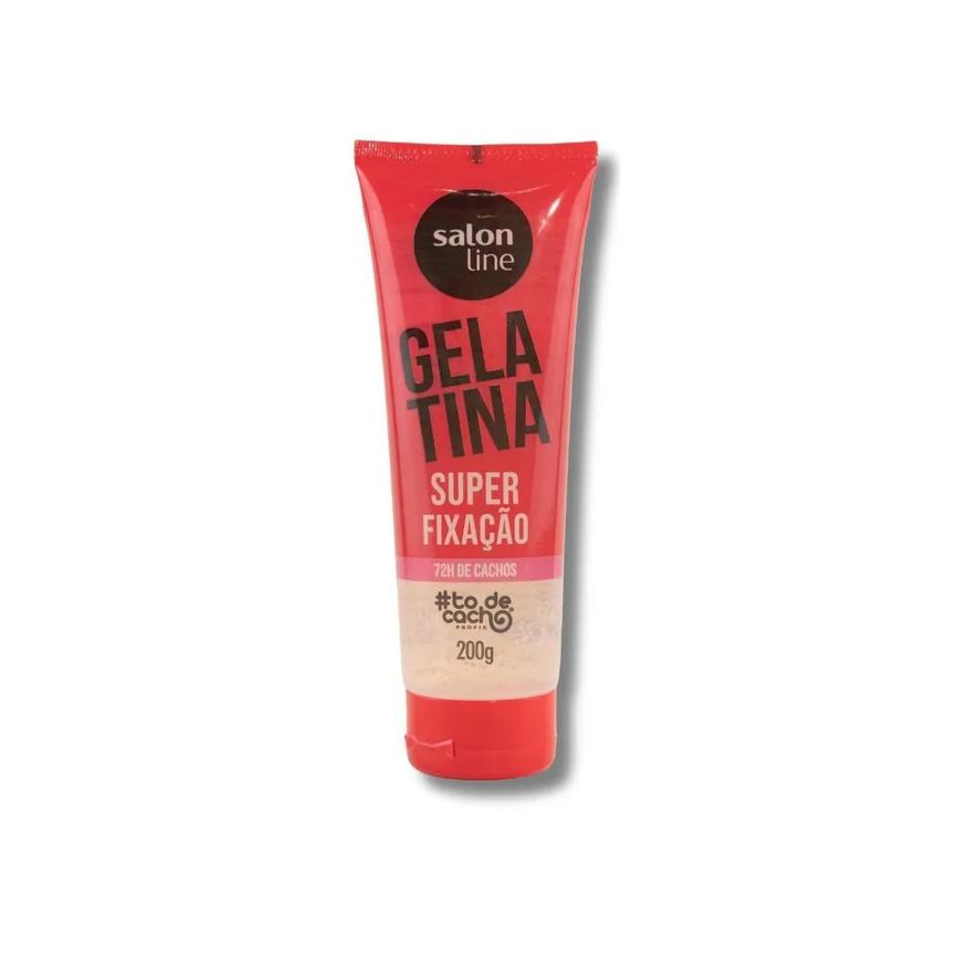 Salon Line Gelatina Capilar Super Fixação Cachos Definição 200ml