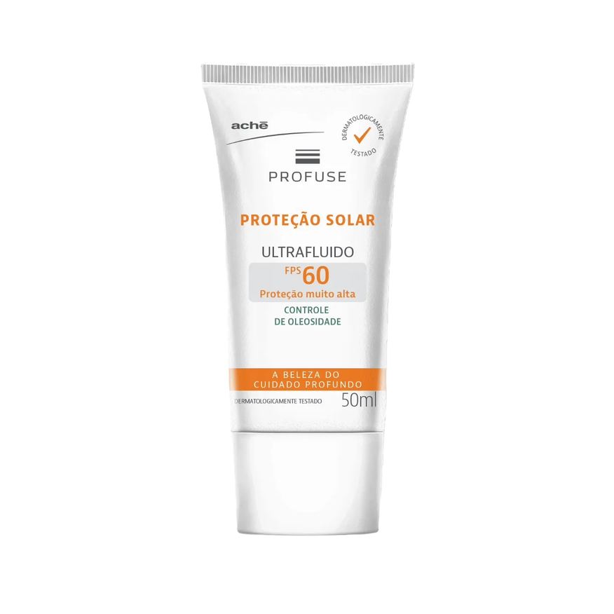 Profuse Protetor Solar Facial Ultrafluido FPS 60 Incolor 50ml