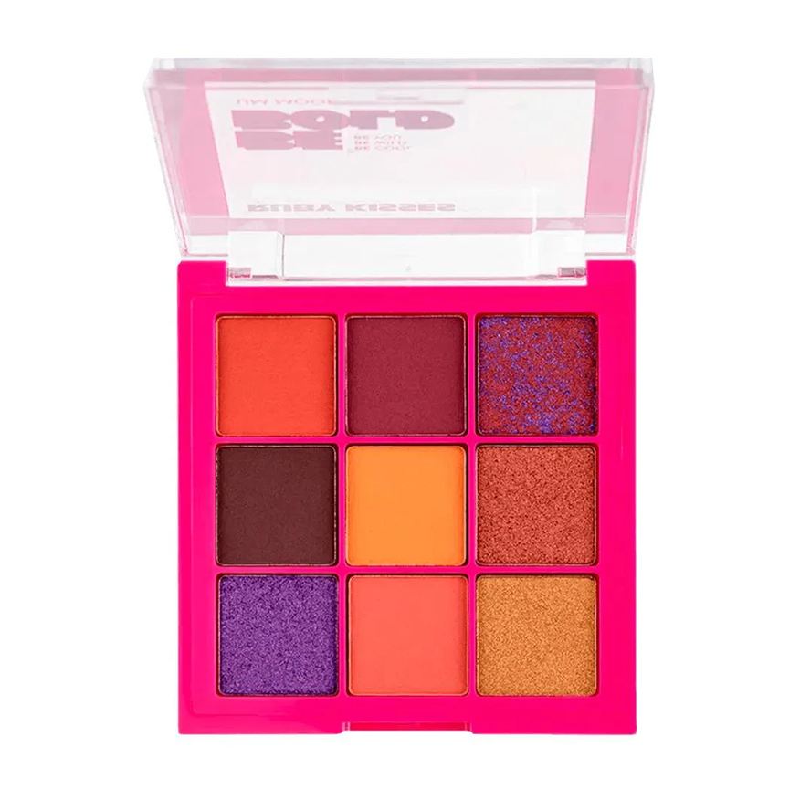 Kiss New York Ruby Kisses Be Bold - Paleta de Sombras