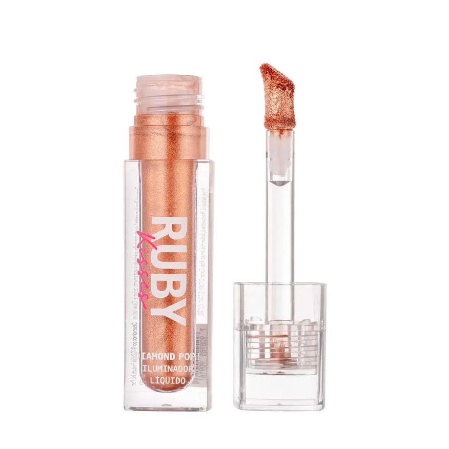 Ruby Kisses Diamond Pop - Iluminador Líquido Bronze 4ml