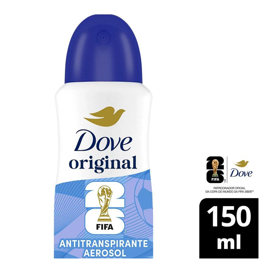 Dove Desodorante Antitranspirante Aerosol Original Feminino 72h 150ml