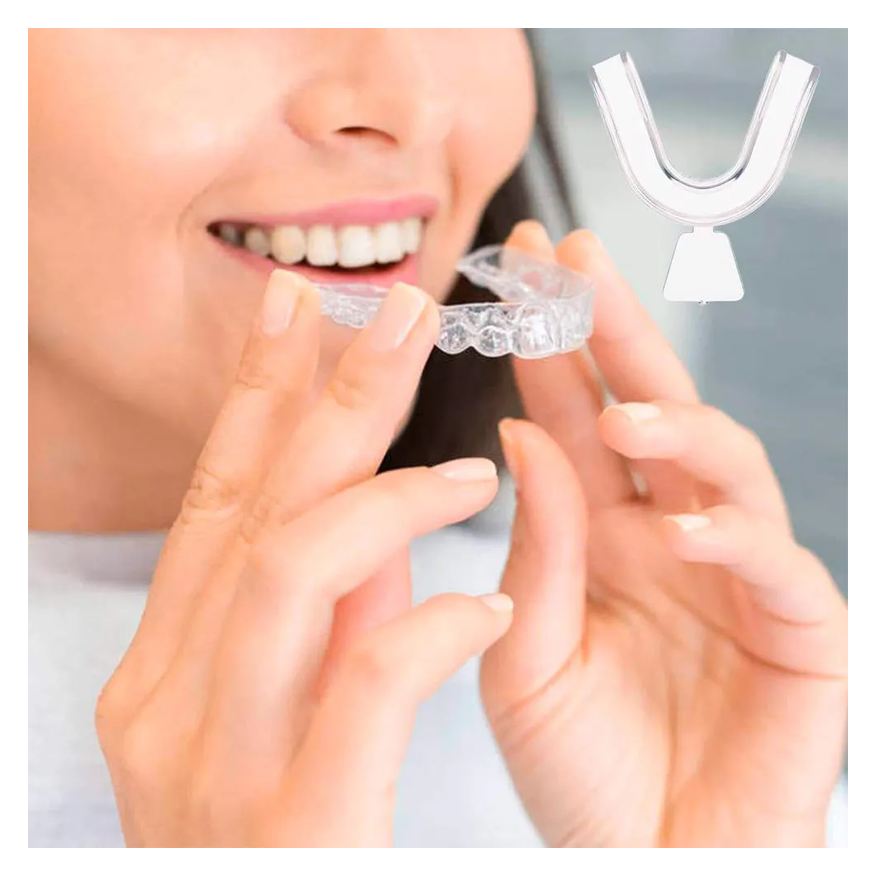 Kit 8 Moldeiras Clareamento Dental Termomoldável Silicone