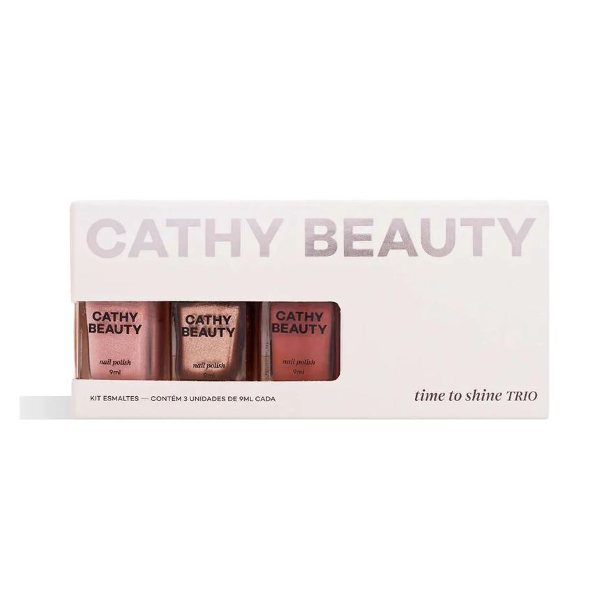 Cathy Beauty Kit Esmalte Time To Shine Trio