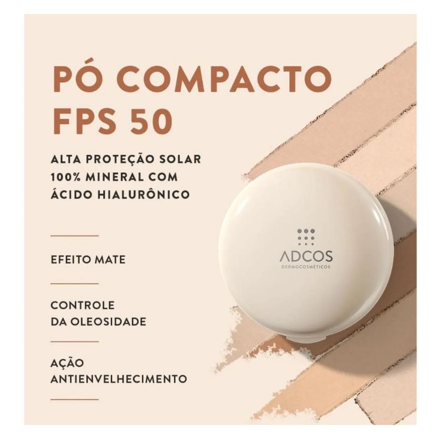 Pó Adcos Compacto 60Fps 3.0 Nude - 11g