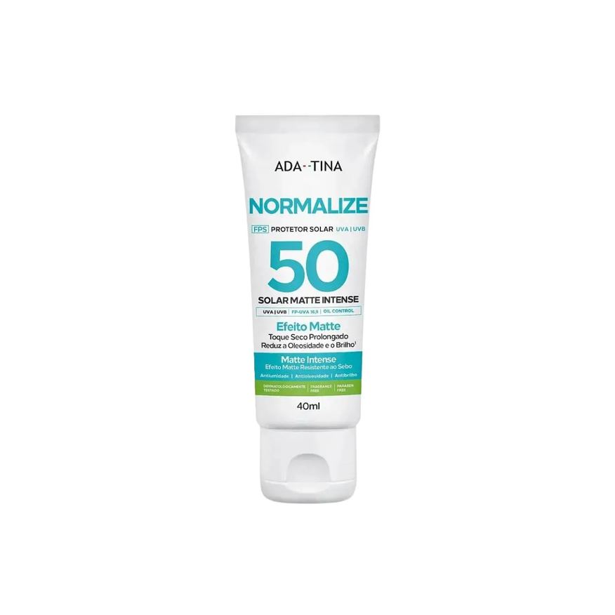 Ada Tina Normalize Protetor Solar Matte Intense Fps50 40ml