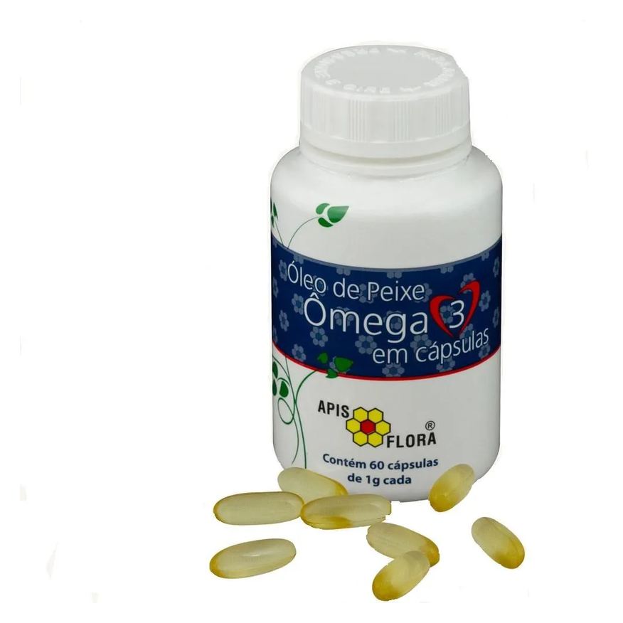 Apis Flora Óleo de Peixe Ômega 3 60 Cápsulas
