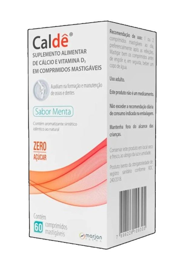 Marjan Suplemento Caldê 60 Comprimidos Mastigáveis