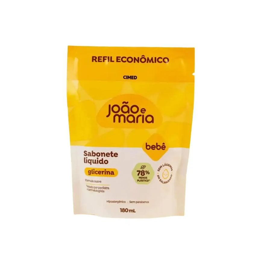 Cimed Sabonete Líquido João e Maria Glicerina Refil 180ml