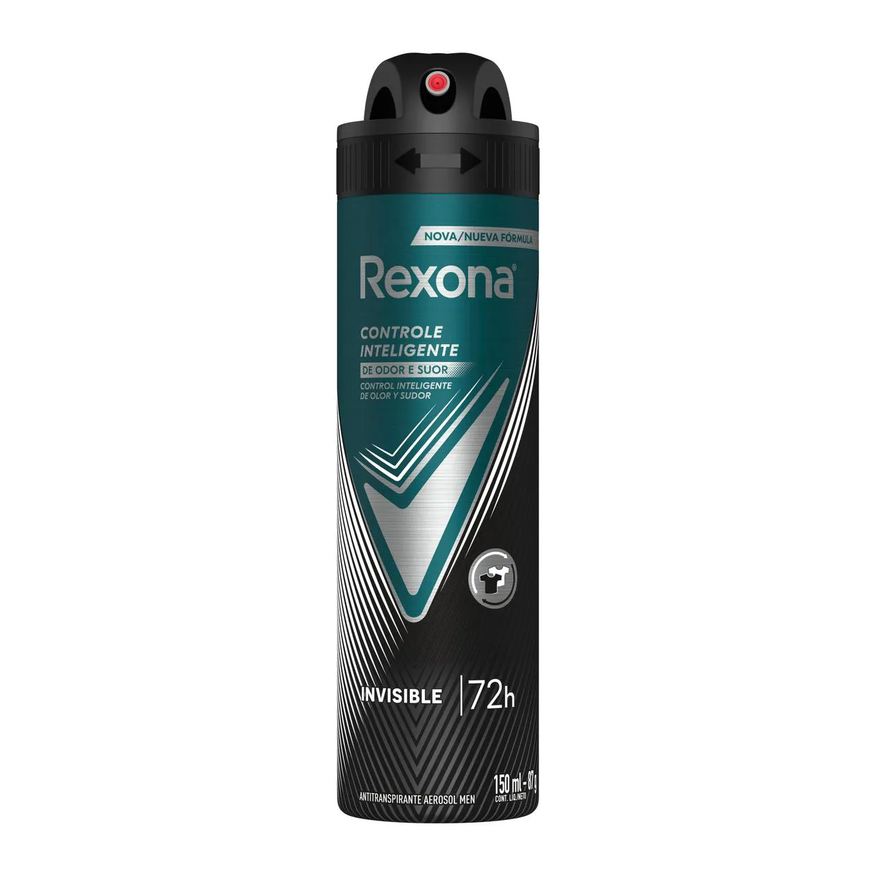 Rexona Desodorante Antitranspirante Aerosol Men Invisible 72h 150ml