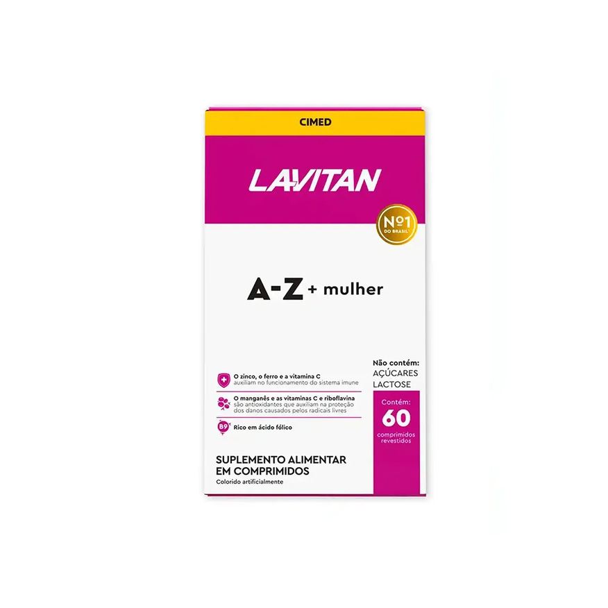 Cimed Lavitan A-z Mulher Povitamínico 60 comprimidos