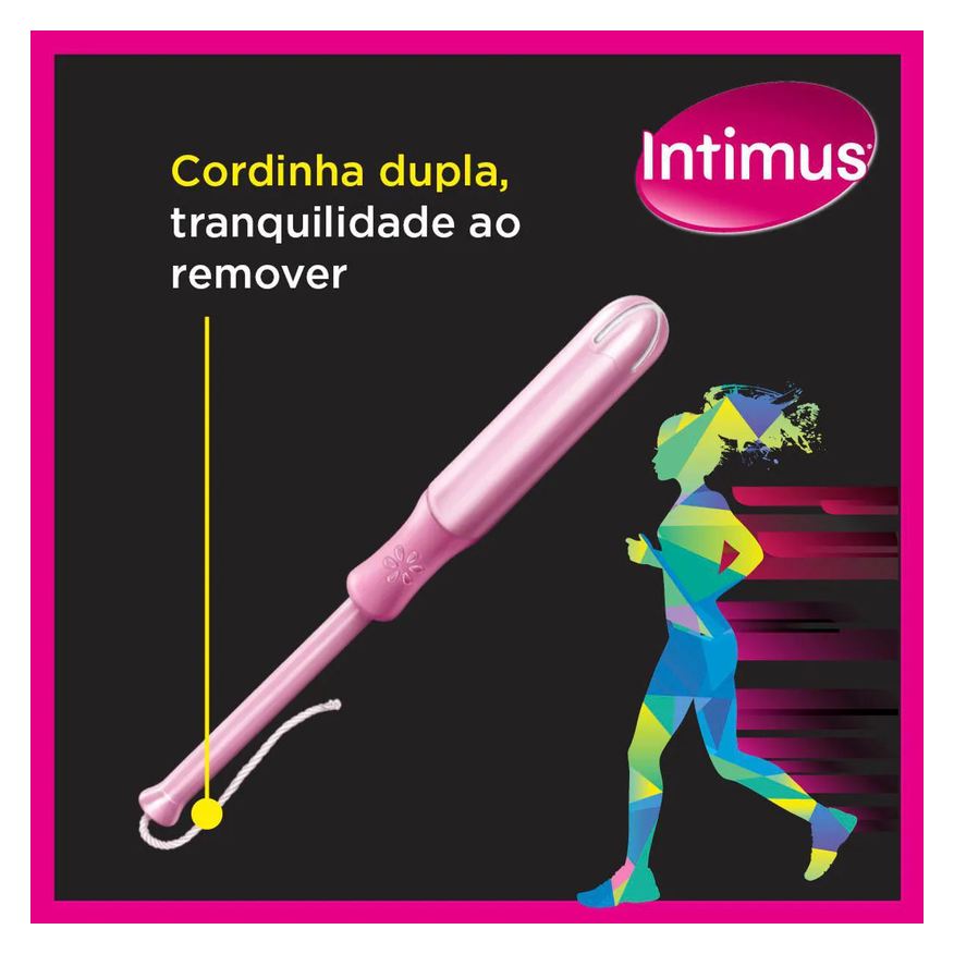 Interno Absorvente Intimus Sport Super com Aplicador 8 unidades