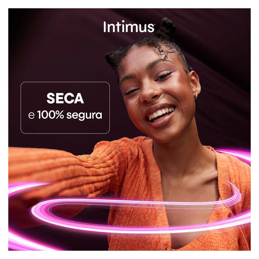 Intimus Absorvente Noturno Toda Protegida Cobertura Suave Com Abas 16 unidades