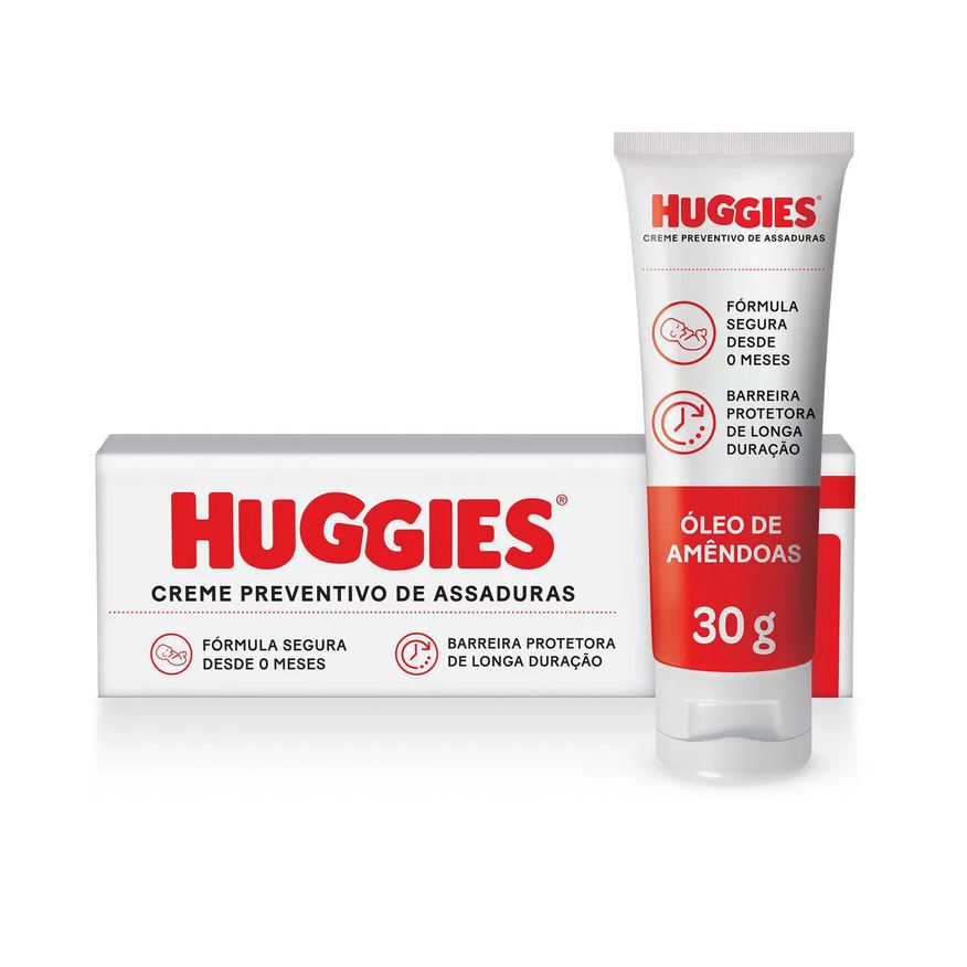 Huggies Creme Preventivo de Assaduras Supreme Care Óleo de Amêndoas 30g