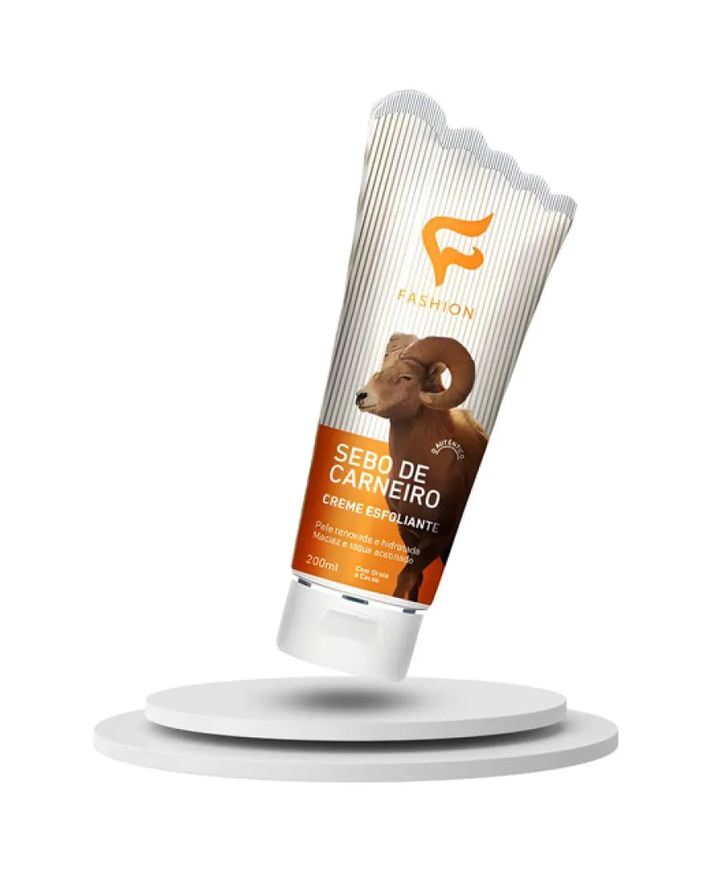 de Sebo Carneiro Creme Esfoliante 200ml Fashion