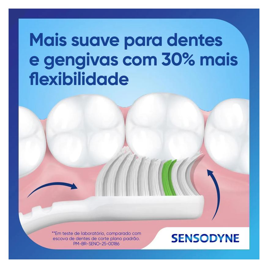 Sensodyne Escova de Dente Gentle Extra Macia com 1 unidade