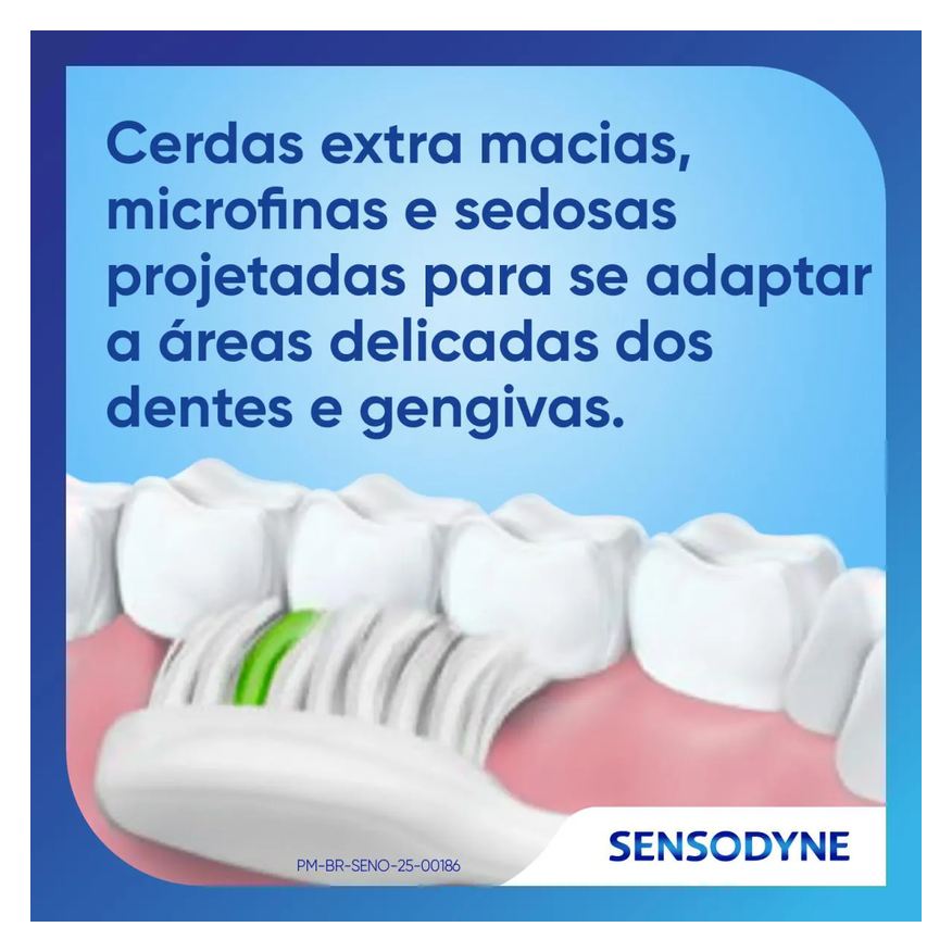 Sensodyne Escova de Dente Gentle Extra Macia com 1 unidade