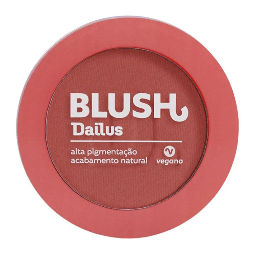Dailus Blush Matte Coral Dá uma Segurada Alta Pigmentação