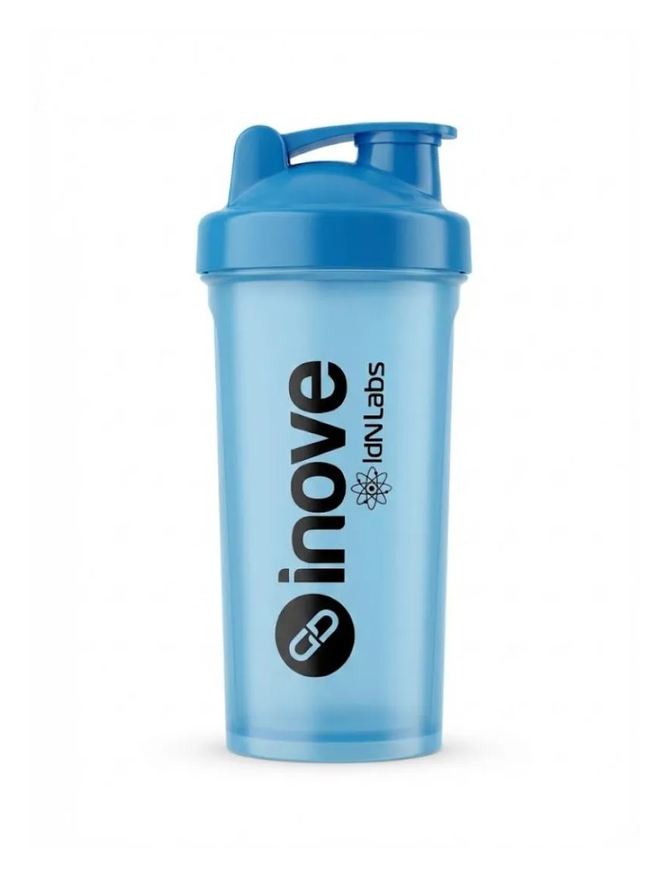 Inove Nutrition Coqueteleira 1 Dose (600ml) - Cor: Azul Tampa Preta