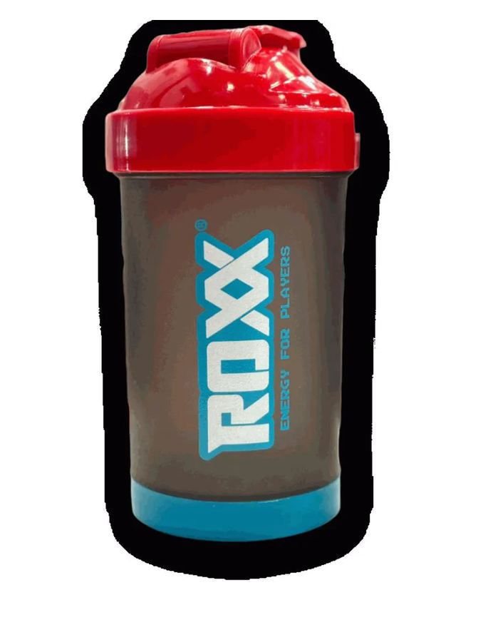 Roxx Coqueteleira (500ml) - Cor: Fumê Tampa Vermelha