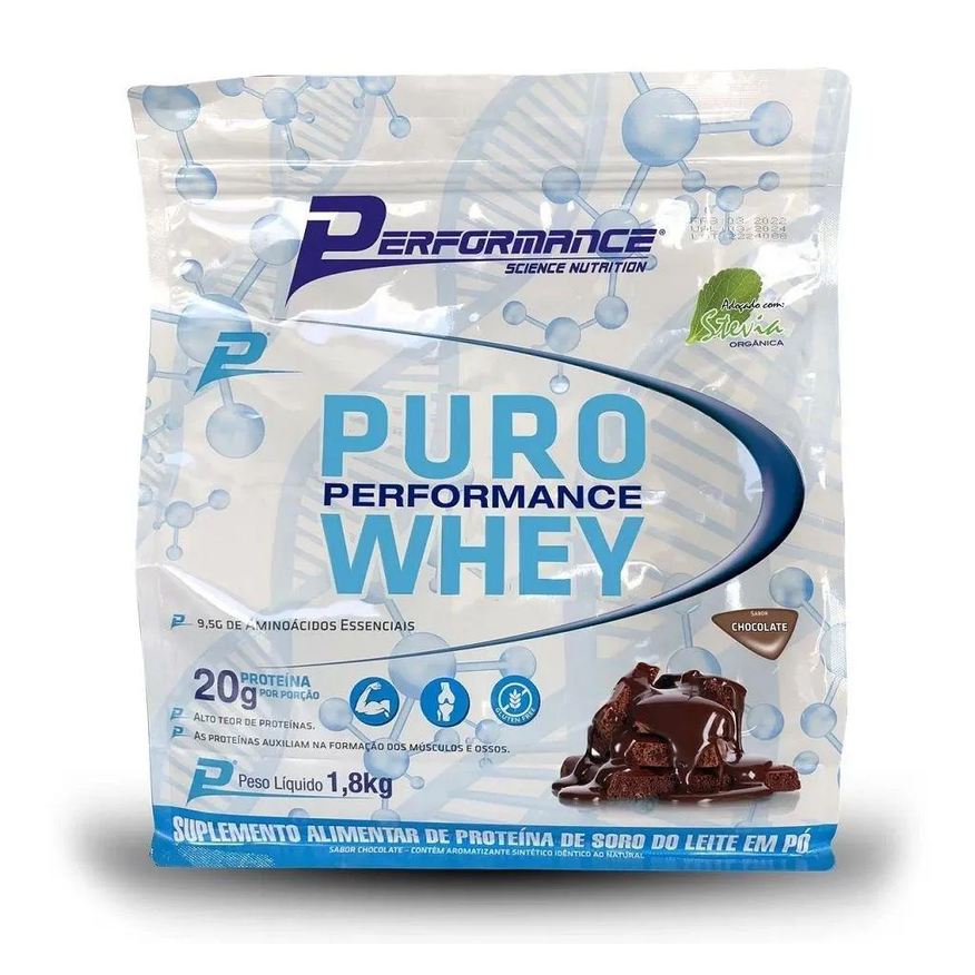 Performance Nutrition Puro Performance Whey Refil (1,8kg) - Sabor: Chocolate