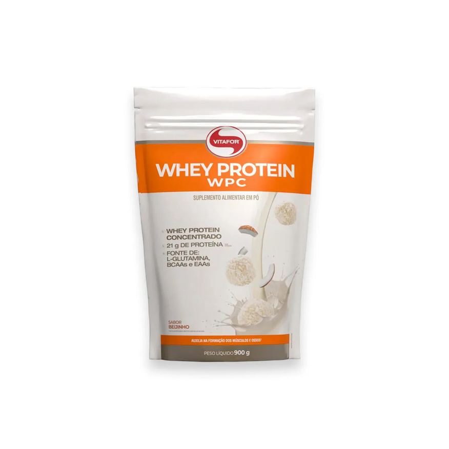 Vitafor Whey Protein 900g Concentrado Beijinho