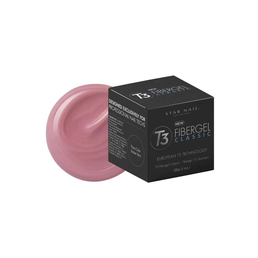 Cuccio Gel Fibra T3 Fibergel Natural Pink Estruturação e Resistência 28g